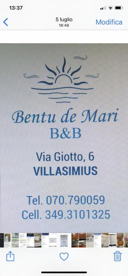 B&B Bentu De Mari Villasimius Εξωτερικό φωτογραφία